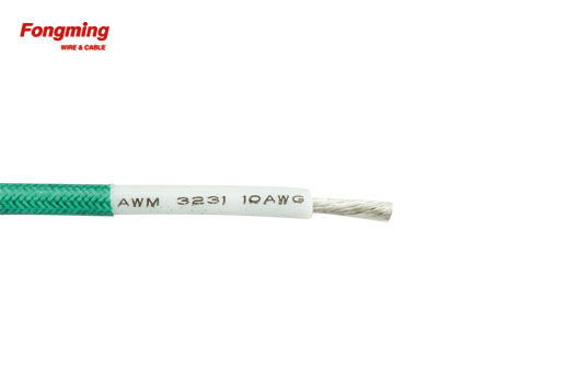 Cable de fibra de vidrio de silicona 200C 600V UL3231