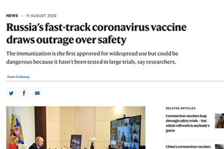 cable de mica Rusia comenzó a suministrarse grand cantidad de vacunas contra COVID-19 desde septiembre